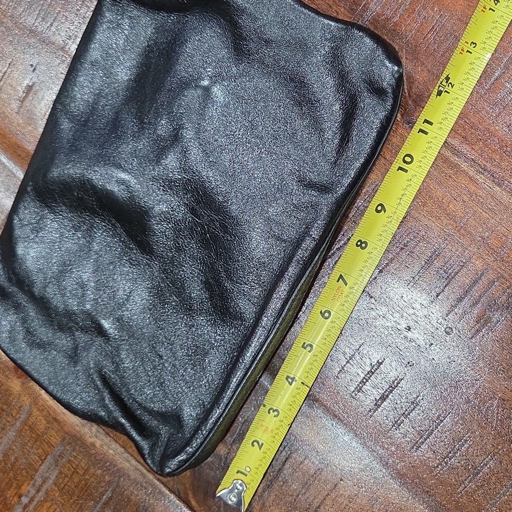 Tory Burch Black Leather Clutch Bag - Picture 3 of 12